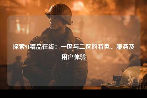 探索91精品在线：一区与二区的特色、服务及用户体验